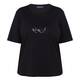 Elena Miro Monogram Sequin T-Shirt Black
