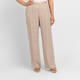 Elena Miro Pinstripe Trousers Camel and White 