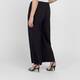 Elena Miro Jersey Wide Leg Trousers Black 