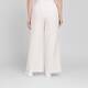 Elena Miro Jersey Trousers Off White 