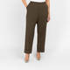 Elena Miro Stretch Jersey Trousers Khaki Green