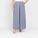 Elena Miro Chiffon Pleat Trouser Steel