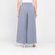 Elena Miro Chiffon Pleat Trouser Steel