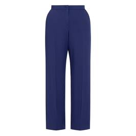Elena Miro Crepe Trousers Navy  - Plus Size Collection