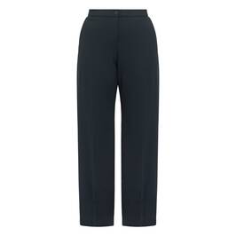 Elena Miro Punto Milano Jersey Trouser Dark Green - Plus Size Collection