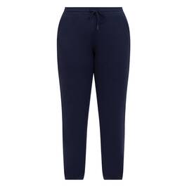 Elena Miro Scuba Jersey Palazzo Pants Navy  - Plus Size Collection