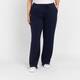Elena Miro Scuba Jersey Palazzo Pants Navy 