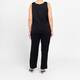 Elena Miro Satin Viscose Jersey Vest Black