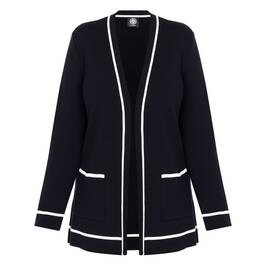 Faber Knitted Cardigan Black - Plus Size Collection