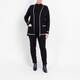 Faber Knitted Cardigan Black