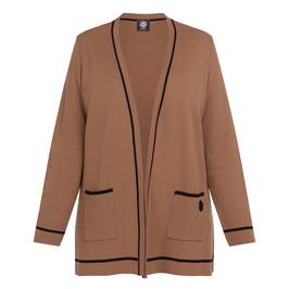 Faber Cardigan Toffee - Plus Size Collection