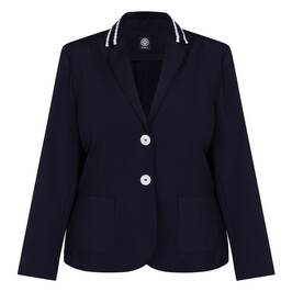 Faber Jersey Blazer Navy  - Plus Size Collection