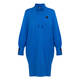 Faber Knitted High Neck Dress Cobalt 