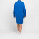 Faber Knitted High Neck Dress Cobalt 