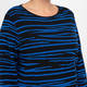 Faber Intarsia Knit Sweater Cobalt