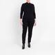 Faber Jersey Turtle Neck Top Black 
