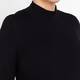 Faber Jersey Turtle Neck Top Black 