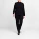 Faber Jersey Turtle Neck Top Black 