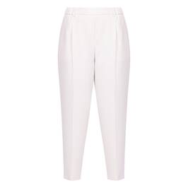 Faber Pull On Trousers Cream - Plus Size Collection