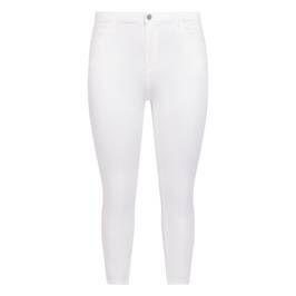 Faber Slim Leg Jean White - Plus Size Collection