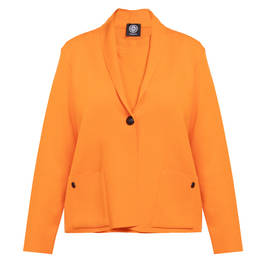 Faber Knitted Twinset Orange - Plus Size Collection