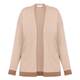 Gaia Life Wool Blend Cardigan Beige