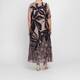 Gaia Dress Bamboo Print Camel