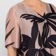 Gaia Dress Bamboo Print Camel
