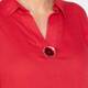 Gaia Life Short Sleeve Red Linen Dress 