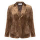 Gaia Life Velvet Blazer Caramel 