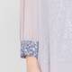 Gaia Life Pearl Grey Long Duster Jacket With Sequin Cuff