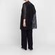 Gaia Life Floral Embroidered Duster Jacket Black