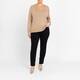 Gaia Life V-Neck Sweater Camel 
