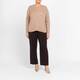 Gaia Life Ribbed V-Neck Sweater