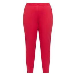 Gaia Life Pull On Trousers Red  - Plus Size Collection