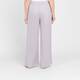 Gaia Life Deep Side Slit Trouser Pearl Grey