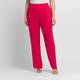 Gaia Lined Georgette Pull on Trousers Fuchsia 