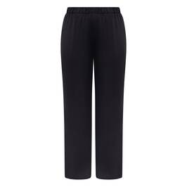 Gaia Satin Trousers Black - Plus Size Collection