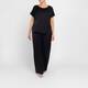 Gaia Satin Trousers Black