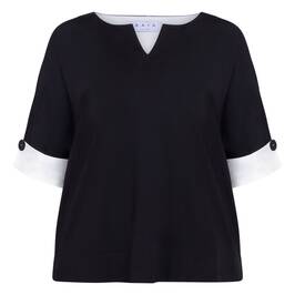Gaia Life Jersey Tunic Black - Plus Size Collection