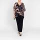 Gaia Life Leaf Print Tunic Camel