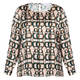 Gaia Life Geometric Print Tunic Caramel
