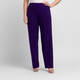 Georgedé Satin Jersey Trousers Violet