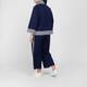 Joseph Ribkoff Side Stripe Pull On Jersey Trousers Navy