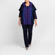 Karvinen Intarsia Knit Gilet Navy