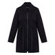 Karvinen Long Jersey Zip-Front Jacket Black 