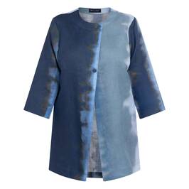 Karvinen Long Jacket Blue  - Plus Size Collection