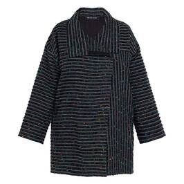 Karvinen Long Jacket Tweed Green - Plus Size Collection