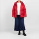 LUISA VIOLA SHORT PUFFER COAT RED 