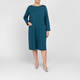 Luisa Viola Stretch Jersey Dress Teal 